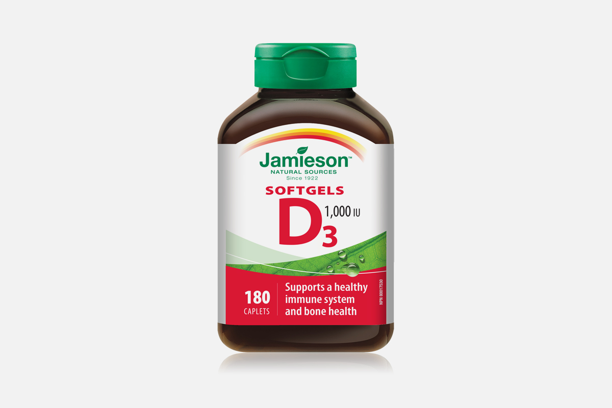 Jamieson Vitamin D3 1000 Iu Kapsule